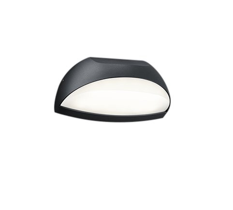 Trio 228360142 Muga LED Nástěnné venkovní světlo | Teplá bílá | 5W | Černá