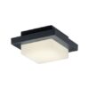 Trio 228960142 Hondo LED Nástěnné venkovní světlo | Teplá bílá | 4W | Černá