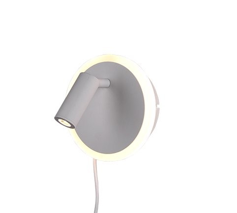 Trio 229210231 Jordan LED nástěnní svítidlo | Teplá bílá | Bílá | 5W+2W