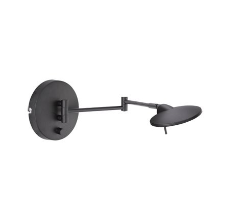 Trio 274770132 Kazan LED nástěnní svítidlo | Teplá bílá | 8W | Černá