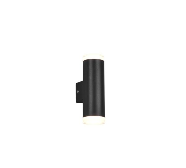 Trio 283110232 Ray LED Nástěnné venkovní světlo | Teplá bílá | Černá | 2x4W