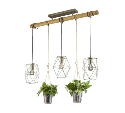 Trio 301000367 Plant Lustr | E27 | Hnědá