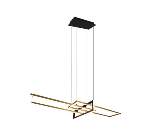 Trio 320310308 Salina LED stropní svítidlo | Teplá bílá | Černá | 34W