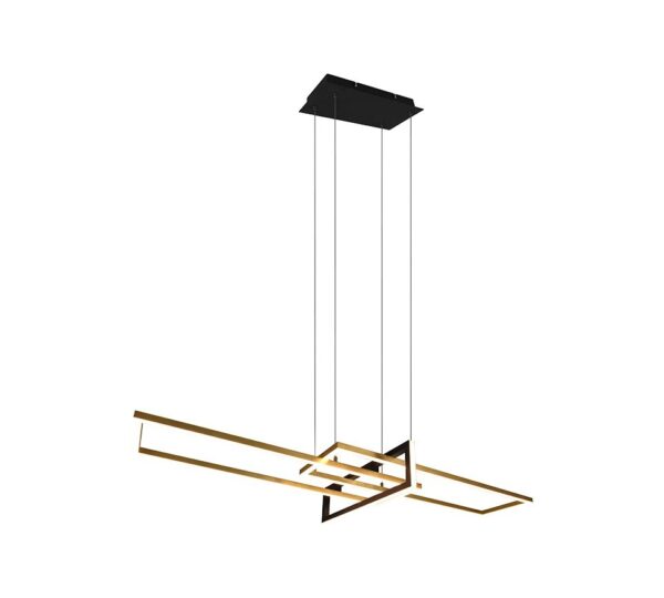 Trio 320310308 Salina LED stropní svítidlo | Teplá bílá | Černá | 34W