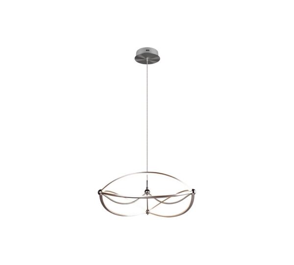 Trio 321210107 Charivari LED stropní svítidlo | Teplá bílá | 42W | Kov | Nikl