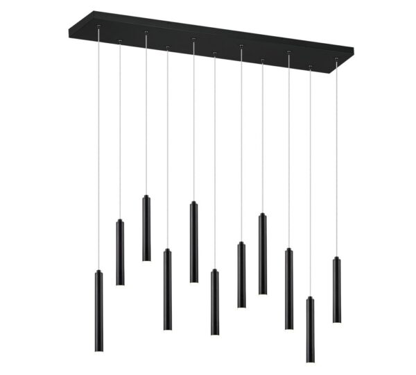 Trio 321611132 Tubular LED stropní svítidlo | Teplá bílá | 2W | Černá