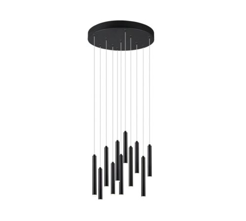 Trio 321691132 Tubular LED stropní svítidlo | Teplá bílá | 2W | Černá