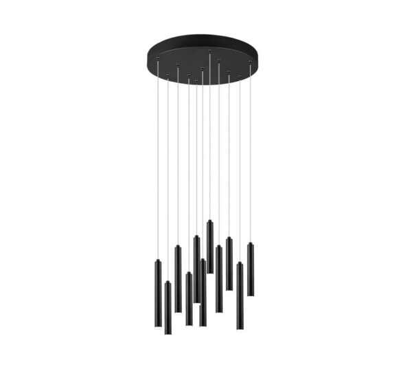 Trio 321691132 Tubular LED stropní svítidlo | Teplá bílá | 2W | Černá