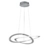 Trio 321710107 Oakland LED stropní svítidlo | Teplá bílá | Kov | Nerez | 52W