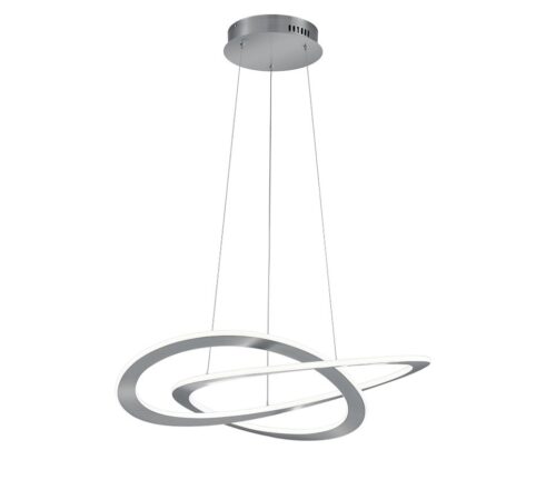 Trio 321710107 Oakland LED stropní svítidlo | Teplá bílá | Kov | Nerez | 52W