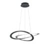Trio 321710142 Oakland LED stropní svítidlo | Teplá bílá | 52=5650lmW | Černá