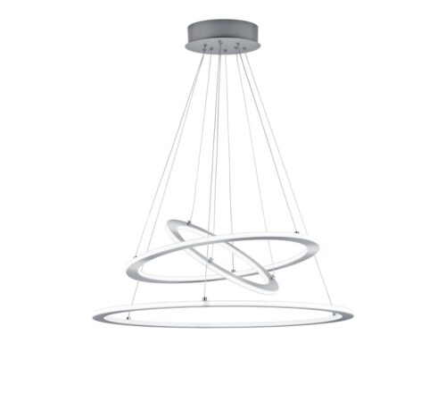 Trio 321910307 Durban LED stropní svítidlo | Teplá bílá | 75W | Kov | Nikl