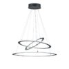 Trio 321910342 Durban LED stropní svítidlo | Teplá bílá | 75W | Černá