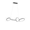 Trio 322610432 Rondo LED stropní svítidlo | Teplá bílá | 37=3300lmW | Černá
