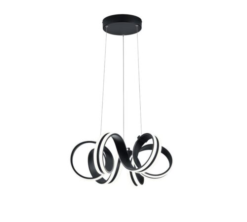 Trio 325010132 Carrera LED stropní svítidlo | Teplá bílá | 38=4400lmW | Černá