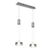Trio 326510207 Franklin LED stropní svítidlo | Teplá bílá | Kov | Nikl | 2x9W