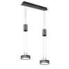 Trio 326510242 Franklin LED stropní svítidlo | Teplá bílá | Černá | 2x9W