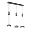Trio 326510342 Franklin LED stropní svítidlo | Teplá bílá | Černá | 3x9W