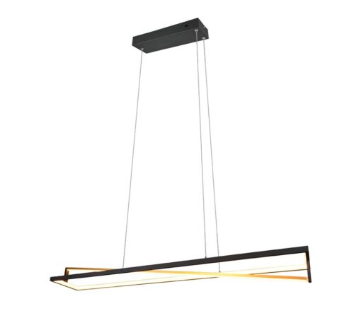 Trio 326810132 Edge LED stropní svítidlo | Variabilní | Černá | 35W