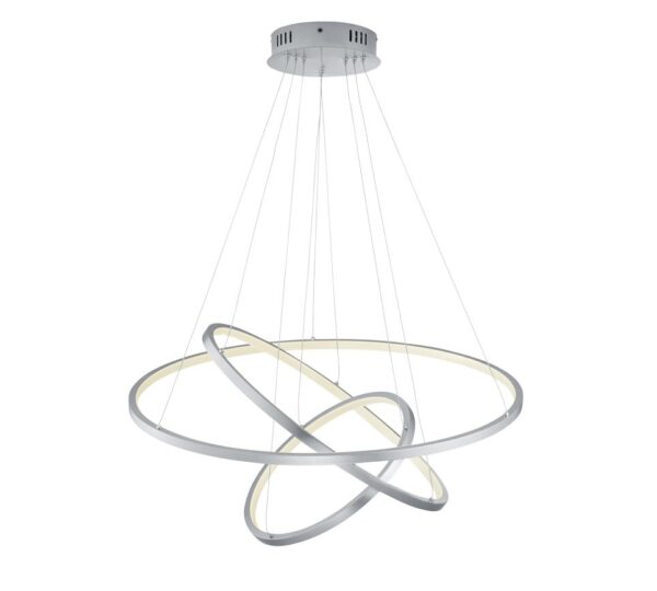 Trio 352710307 Aaron Smart LED stropní svítidlo | RGB | Variabilní | 80W | Kov | Nikl