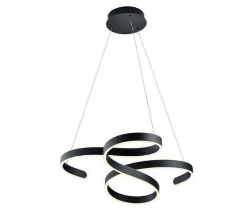 Trio 371310142 Francis LED stropní svítidlo | Teplá bílá | 52=6500lmW | Černá