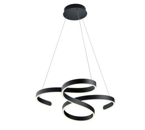 Trio 371310142 Francis LED stropní svítidlo | Teplá bílá | 52=6500lmW | Černá