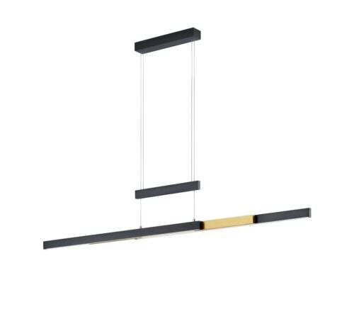 Trio 375310502 Trajan LED stropní svítidlo | Variabilní | Černá | 45W