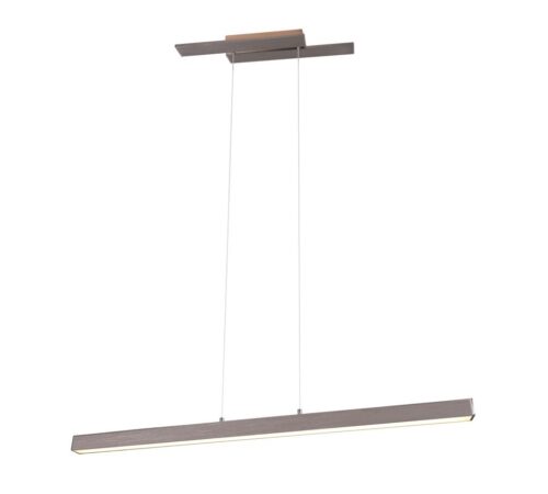 Trio 375510407 Belfast LED stropní svítidlo | Teplá bílá | 44W | Kov | Nikl