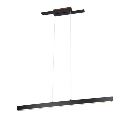 Trio 375510432 Belfast LED stropní svítidlo | Teplá bílá | 44W | Černá