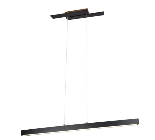 Trio 375510432 Belfast LED stropní svítidlo | Teplá bílá | 44W | Černá