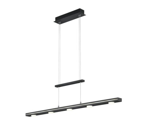 Trio 379190732 Lacal LED lustr | Variabilní | 4W | Černá
