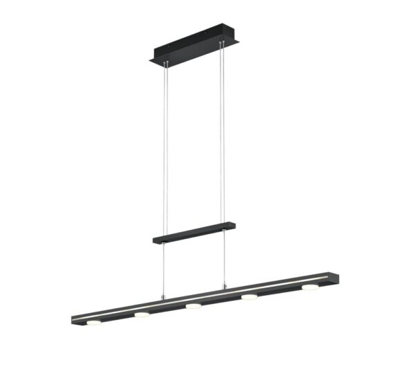 Trio 379190732 Lacal LED lustr | Variabilní | 4W | Černá