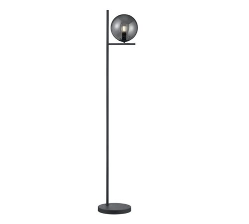Trio 402000142 Pure Stojací lampa | E14 | Černá | Šedá