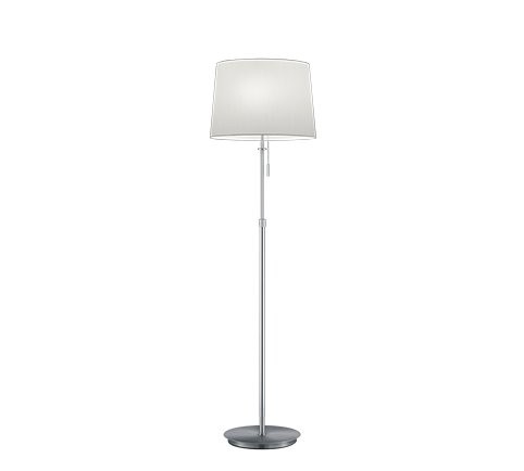 Trio 409100307 Lyon Stojací lampa | E27 | Kov | Nikl