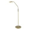 Trio 420910108 Bergamo LED stojací lampa | Teplá bílá | 12W | Barevný kov | Mosaz