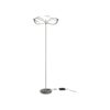 Trio 421210107 Charivari LED Stmívatelná stojací lampa | Teplá bílá | 31W | Kov | Nikl
