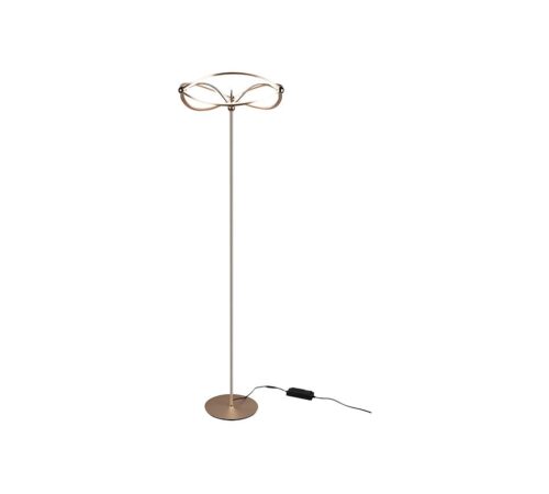 Trio 421210108 Charivari LED Stmívatelná stojací lampa | Teplá bílá | 31W | Barevný kov | Mosaz
