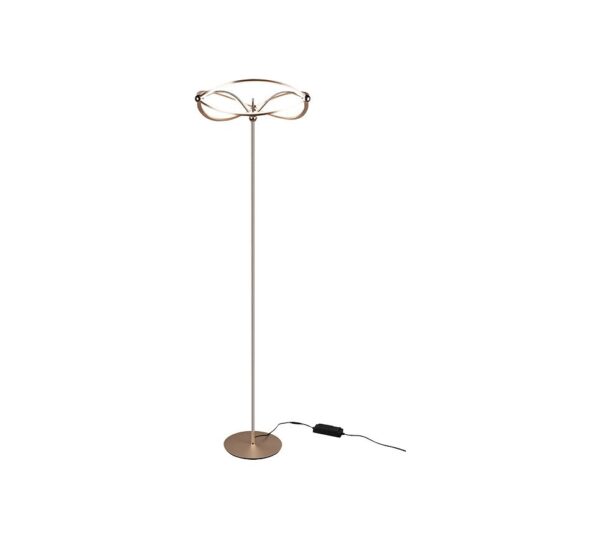 Trio 421210108 Charivari LED Stmívatelná stojací lampa | Teplá bílá | 31W | Barevný kov | Mosaz
