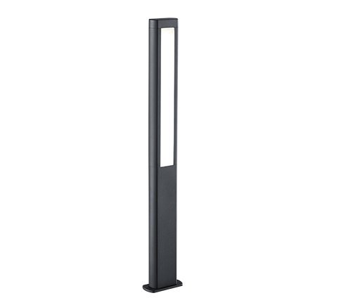 Trio 421660242 Rhine LED Zahradní sloupkové světlo | Teplá bílá | 2x5W | Černá