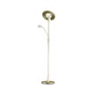 Trio 422710308 Quebec LED stojací lampa | Variabilní | 34W | Barevný kov | Mosaz