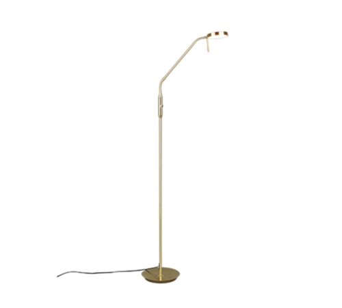 Trio 423310108 Monza LED Stmívatelná stojací lampa | Variabilní | Barevný kov | Mosaz | 12W