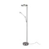 Trio 424210307 Barrie LED Stmívatelná stojací lampa | Variabilní | 32W | Kov | Nikl