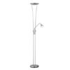 Trio 426410207 Arizona LED stojací lampa | Teplá bílá | 20W | Kov | Nikl