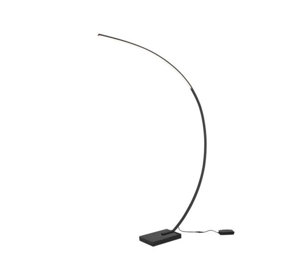 Trio 426511832 Bangkok LED Stmívatelná stojací lampa | Teplá bílá | 18W | Černá