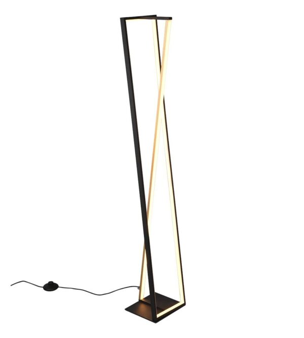Trio 426810132 Edge LED Stmívatelná stojací lampa | Variabilní | Černá | 26W