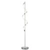 Trio 472910106 Sydney LED stojací lampa | Teplá bílá | 20W | Chrom | Kov