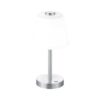 Trio 525490107 Emerald LED stolní lampička | Teplá bílá | 4W | Kov | Nikl