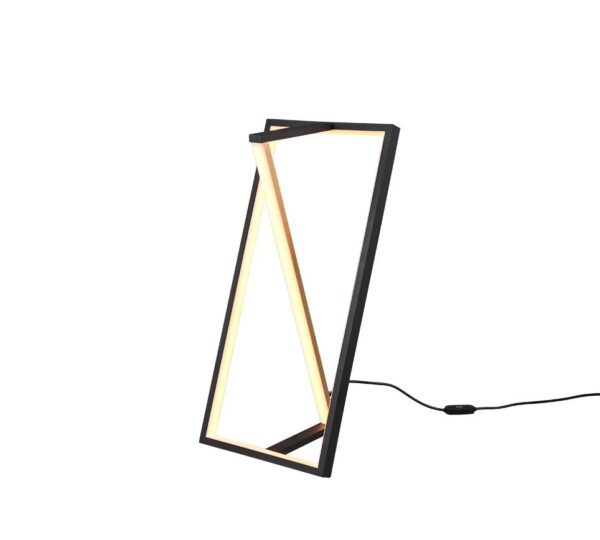 Trio 526810132 Edge LED Stmívatelná lampička | Variabilní | Černá | 9W