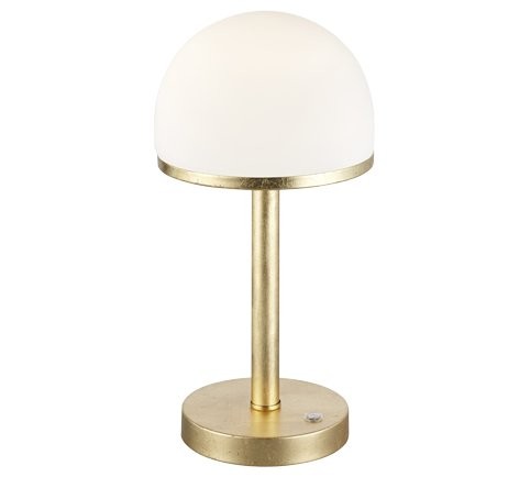 Trio 527590179 Berlin LED stolní lampička | Teplá bílá | 4W | Barevný kov | Zlatá