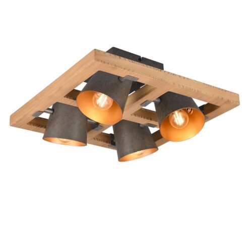 Trio 601900467 Bell Přisazené stropní svítidlo | E14 | Kov | Nikl